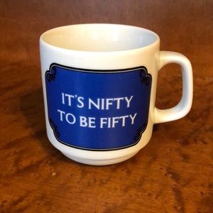 Vintage Papel USA Nifty Fifty Mug